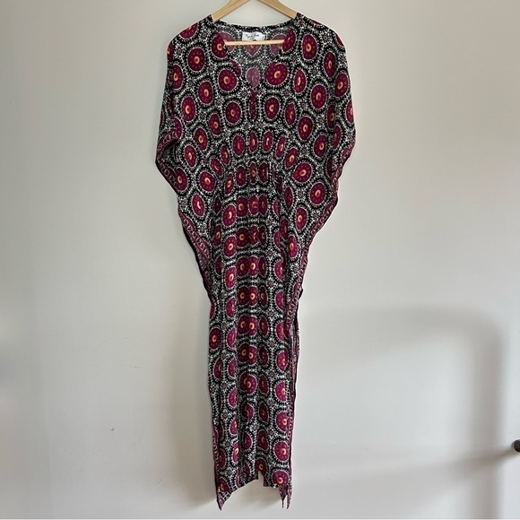 RUJUTA SHETH MARIE CINCH KAFTAN | MIDNIGHT MOON PRINT O/S - Picture 5 of 7